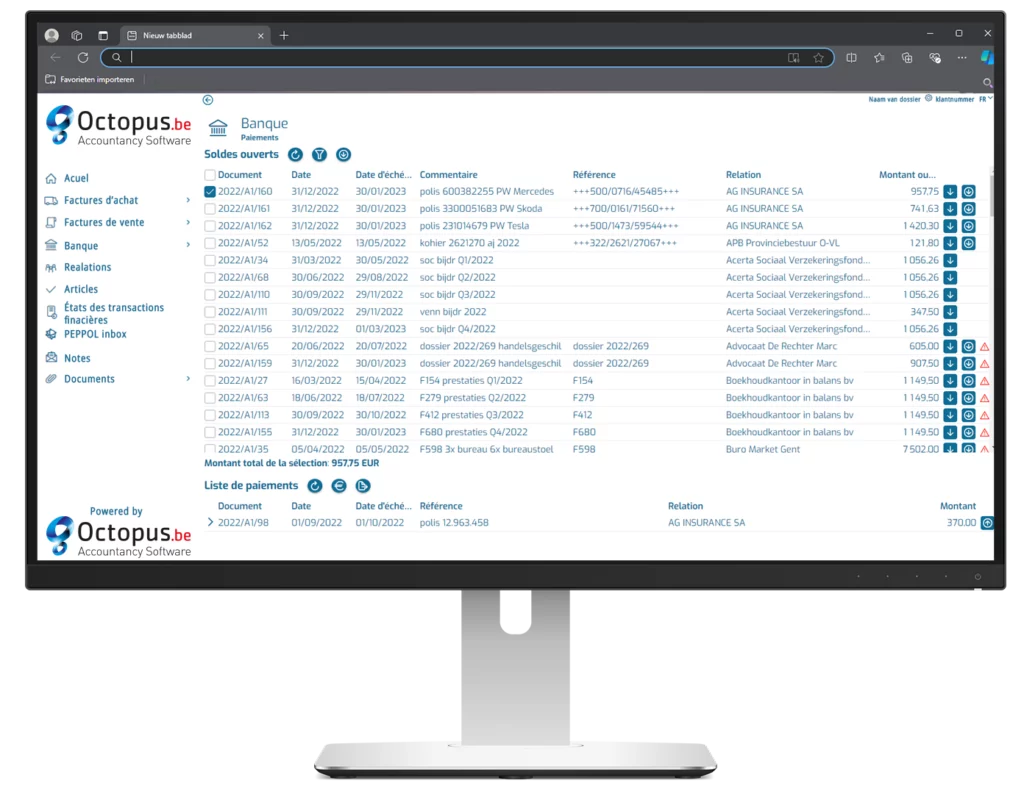 made klantenportaal FR3 Octopus Accountancy Software